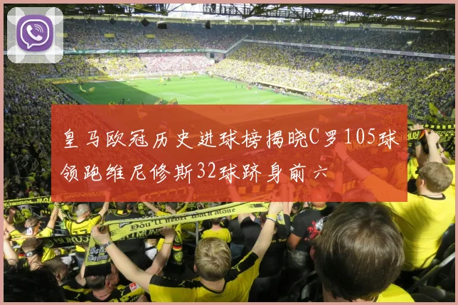 皇马欧冠历史进球榜揭晓C罗105球领跑维尼修斯32球跻身前六